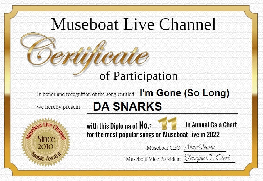 DA SNARKS on Museboat Live